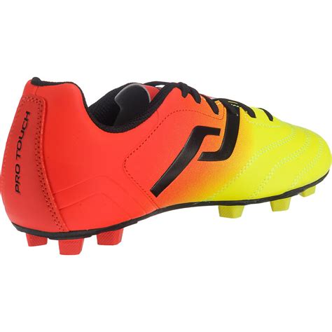 orange Fußballschuhe 